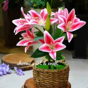 Round shape bottom flat basket