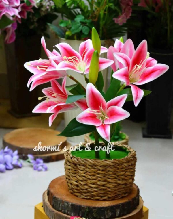 Round shape bottom flat basket