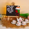 Mini canvas and cup set pic for Tea Corner Decor