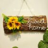 Wooden sunflower  Sweet Home
