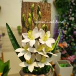 Wooden Orcid Hanging (7 ful)