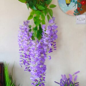 Square Basket with 2 sticks westeria